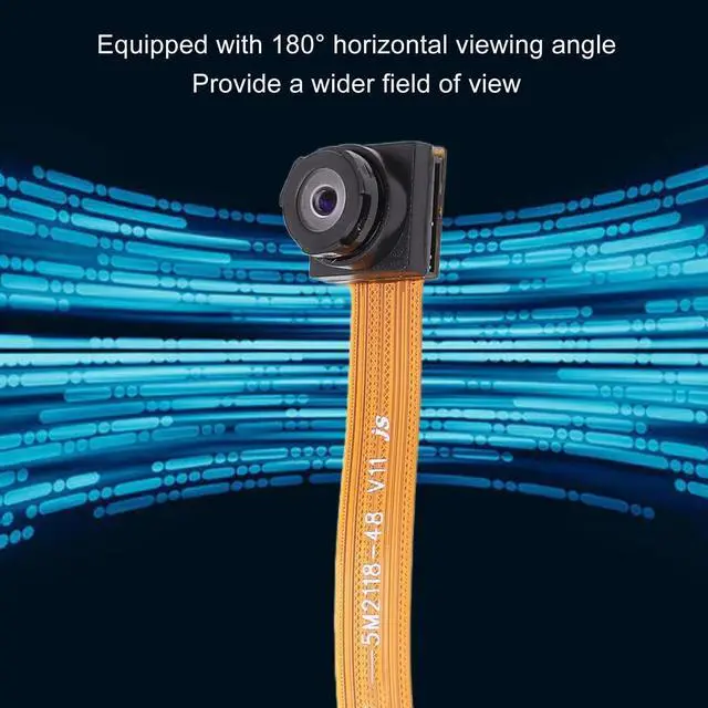 Alt view image 4 of 5 - Walfront Camera Module USB Camera Module OV5693 Black Autofocus 180 Webcam Module with Low Distortion 5MP Lens