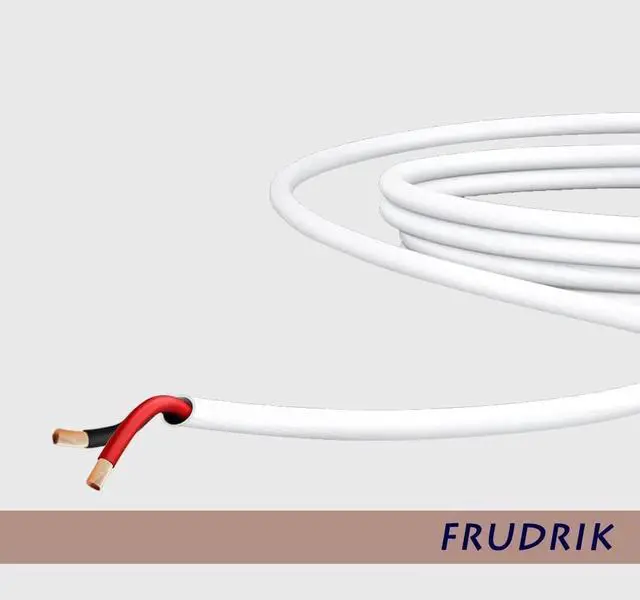 Alt view image 5 of 5 - FRUDRIK Speaker Wire - 99.9% Oxygen Free Copper ETL Listed & CL3 Indoor Speaker Cable (14/2 White, 200FT)