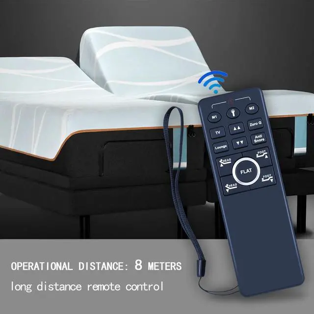 Alt view image 2 of 5 - RYQIF Replacement Remote Control Compatible with MLILY EGOHOME Broward Queen Slumba Richmat HJH89B Adjustable Bed Base