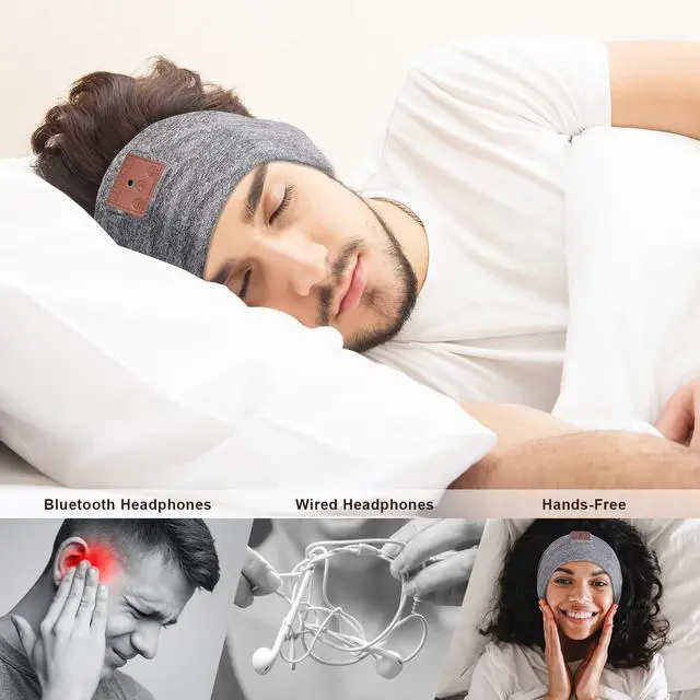 Alt view image 2 of 5 - ASIILOVI 2-Pack Sleep Headphones Wireless, Bluetooth Sports Headband Headphones with Ultra-Thin HD Stereo Speakers Perfect for Sleeping,Workout,Jogging,Yoga,Insomnia, Air Travel, Meditation-