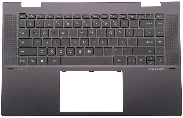 Main image of BestParts Palmrest Backlit Keyboard Compatible with HP Envy X360 15-FE 15T-FE Series, Nightfall Black Upper Case - N49284-001