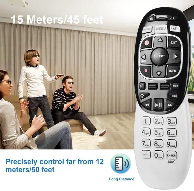Alt view image 5 of 5 - Universal Replacement Remote Control Fit for Directv RC71 RC72 RC73