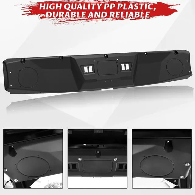 Alt view image 4 of 5 - SAUTVS Ranger Front Roof Liner 2019-2026, Front Overhead 6.5" Speaker Pods System Roof Liner for Polaris Ranger 1000 XP 1000 / Crew 2019-2026 Accessories