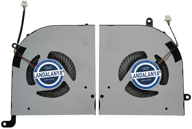 Main image of LANDALANYA Replacememt New Laptop CPU and GPU Cooling Fan for MSI Creator Z16P Z16P-B12U B12UET B12UGST B12UHST MS-15G1 Series BS6212MS-U5Z BS6212MS-U5W DC12V 0.55A Fan