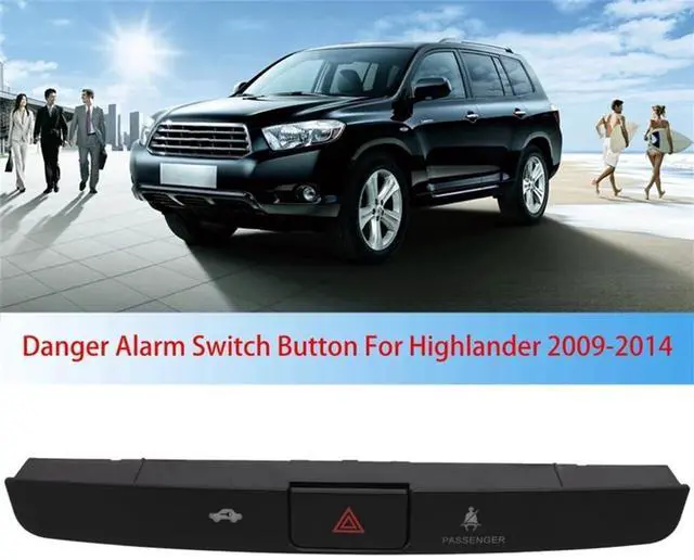 Alt view image 2 of 5 - Car Warning Indicator Switch Danger Alarm Emergency Stop Button Assembly for Toyota Highlander 2009-2014