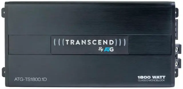 Alt view image 2 of 4 - ATG Audio Transcend Series 1800w Class-D Mono Subwoofer Amplifier - ATG-TS1800.1D