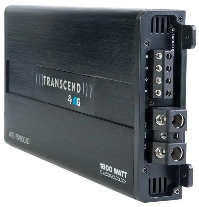 Alt view image 3 of 4 - ATG Audio Transcend Series 1800w Class-D Mono Subwoofer Amplifier - ATG-TS1800.1D