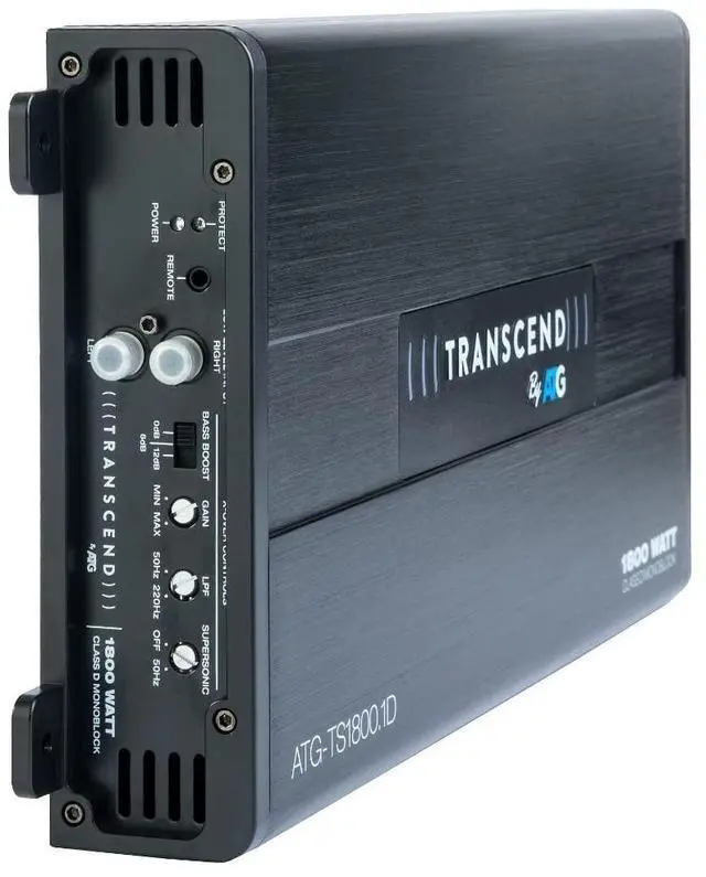 Alt view image 4 of 4 - ATG Audio Transcend Series 1800w Class-D Mono Subwoofer Amplifier - ATG-TS1800.1D