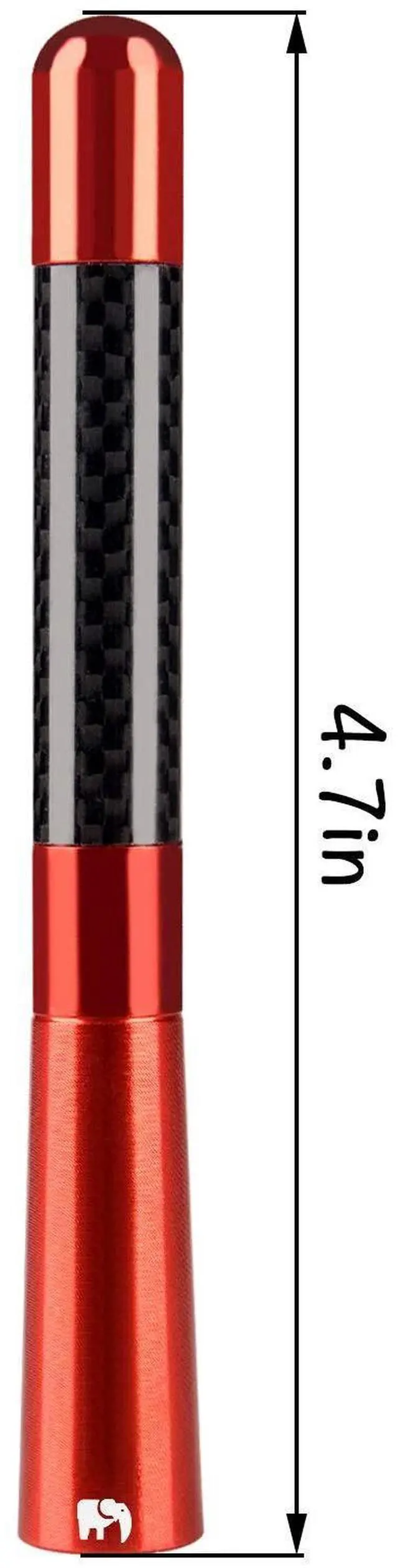 Alt view image 3 of 5 - ONE250 Antenna, Compatible with Ford F-Series (F-150 F-250 F-350 Super Duty Ford Raptor Ranger Trucks 1997-2024) - Designed for Optimized FM/AM Reception (Red)