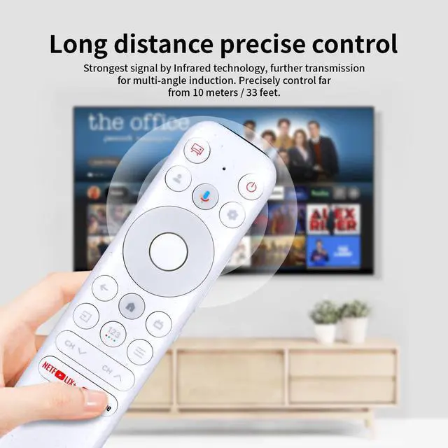 Alt view image 4 of 4 - WKOLF New Voice Remote Replacement RC902N FER1 for TCL Class NXTVISION Series Picture Frame Canvas Art TV, Compatible with 55A300W 65A300W 75A300W 85A300W G0401-000232