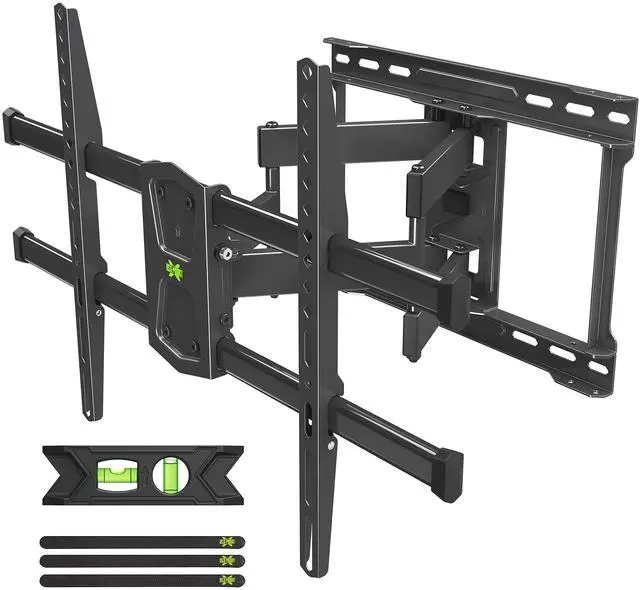 Main image of USX MOUNT Full Motion TV Wall Mount for 42-82 Inch TVs up to 120lbs, Wall Mount TV Bracket with Articulating Swivel Tilt Extension Leveling, Max VESA 600x400mm Fits 12/16" Wood Stud