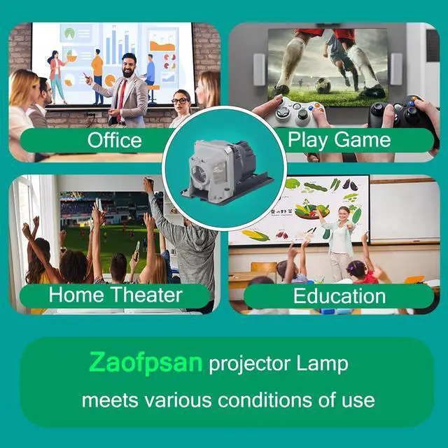 Alt view image 2 of 5 - Zaofpsan NP13LP /NP18LP Replacement Projector Lamp for NEC NP-VE281 VE281X V260 V260X NP216 NP215 NP210 NP110 NP115 V300X V311X NP115G3D VE280X Bulb with Housing