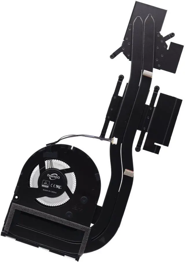 Alt view image 2 of 5 - Deal4GO CPU Cooling Fan Heatsink Thermal Module Assembly 5H41B77341 Replacement for Lenovo Thinkpad P15V Gen 3 with AMD CPU