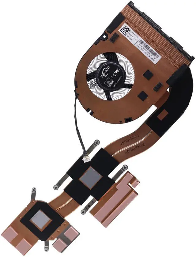 Alt view image 4 of 5 - Deal4GO CPU Cooling Fan Heatsink Thermal Module Assembly 5H41B77341 Replacement for Lenovo Thinkpad P15V Gen 3 with AMD CPU