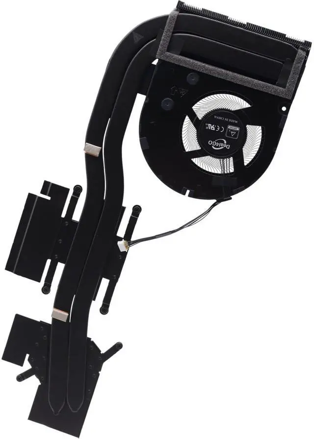 Alt view image 5 of 5 - Deal4GO CPU Cooling Fan Heatsink Thermal Module Assembly 5H41B77341 Replacement for Lenovo Thinkpad P15V Gen 3 with AMD CPU
