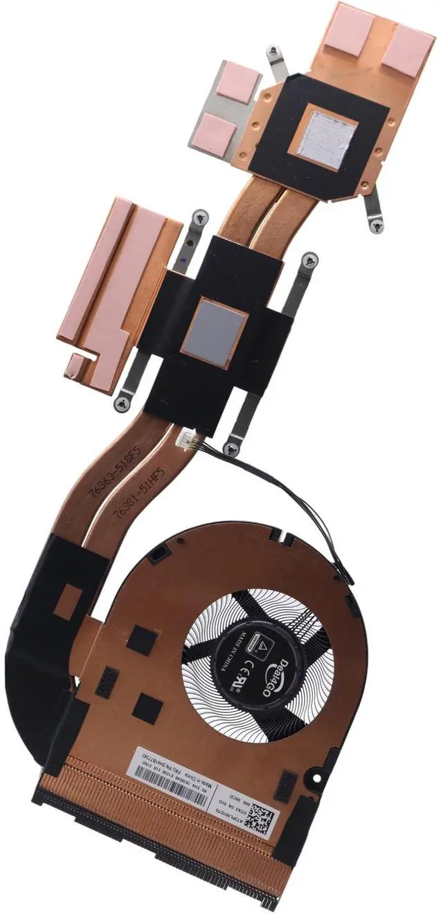 Main image of Deal4GO CPU Cooling Fan Heatsink Thermal Module Assembly 5H41B77341 Replacement for Lenovo Thinkpad P15V Gen 3 with AMD CPU