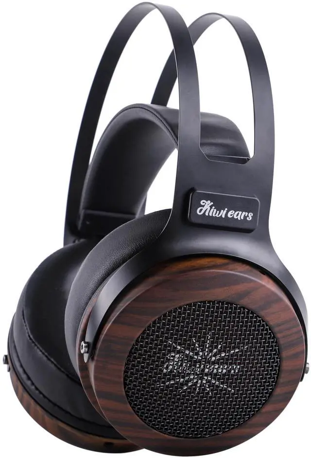 Alt view image 2 of 5 - HIFIXAUDIO Kiwi Ears Altruva Over-Ear Headphone, Hi-Fi Wired 50mm Dynamic Driver Open-Back Stereo Headset with Monitor-Grade Tuning for Audiophiles Studio Mixing Gaming (Blackwood)