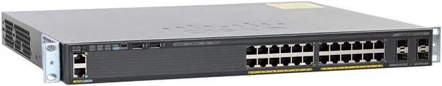 Alt view image 6 of 6 - Catalyst WS-C2960X-24PS-L - switch - 24 ports - managed - rack-mountable