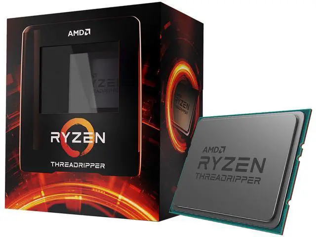 Alt view image 2 of 3 - AMD Ryzen Threadripper 3960X - Ryzen Threadripper 3rd Gen 24-Core 3.8 GHz Socket sTRX4 280W Desktop Processor - 100-100000010WOF