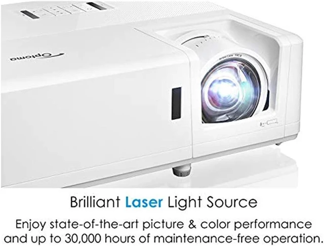 Alt view image 3 of 5 - Optoma GT1090HDR Short Optoma GT1090HDR Short Throw Laser Gaming Projector | 4K HDR Input | Lamp-Free Reliable Operation 30,000 Hours | Bright 4,200 lumens for Day and Night | HDR + HLG Compatible