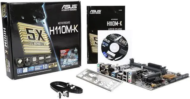 Alt view image 3 of 4 - ASUS H110M-K LGA 1151 Intel H110 SATA 6Gb/s USB 3.0 Micro ATX Intel Motherboard