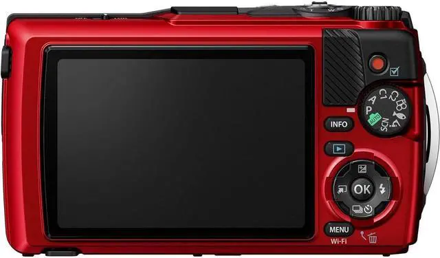 Alt view image 3 of 4 - OM System Tough TG-7 (Red): 4K Video Recording in Underwater and Rugged Adventure Camera , and Featuring with Advanced Shooting Modes and Built-in GPS.
