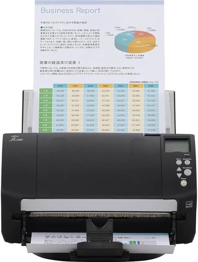 Alt view image 3 of 5 - Fujitsu fi-7160 Trade Compliant Professional Desktop Color Duplex Document Scanner with Auto Document Feeder (ADF) PA03670-B065