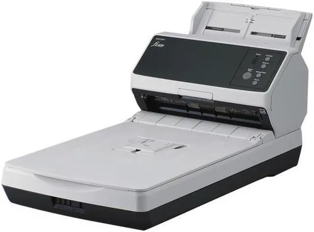 Alt view image 2 of 4 - RICOH fi-8250 Document Scanner with Flatbed - PA03810-B605