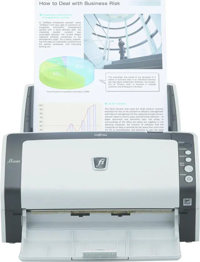 Alt view image 2 of 4 - Fujitsu fi-6130Z Sheetfed Document Scanner (PA03630-B051)