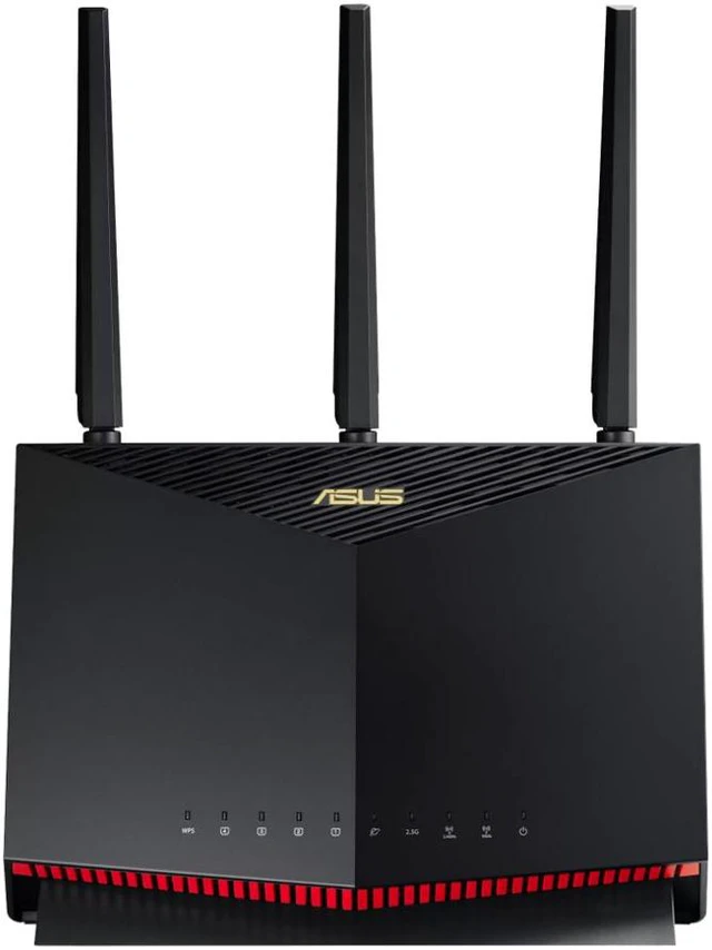 Main image of ASUS RT-AX86U Pro (AX5700) Dual Band WiFi 6 Extendable Gaming Router, 2.5G Port, Gaming Port, Mobile Game Mode, Port Forwarding, Subscription-Free Network Security, VPN, AiMesh Compatible