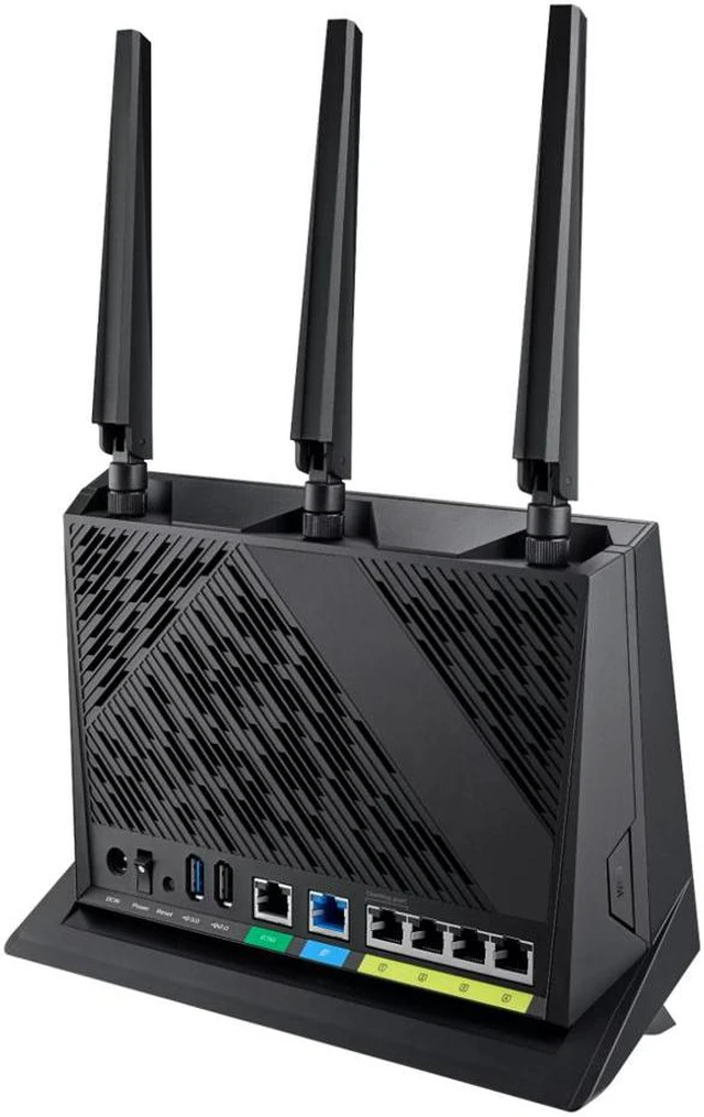 Alt view image 4 of 7 - ASUS RT-AX86U Pro (AX5700) Dual Band WiFi 6 Extendable Gaming Router, 2.5G Port, Gaming Port, Mobile Game Mode, Port Forwarding, Subscription-Free Network Security, VPN, AiMesh Compatible