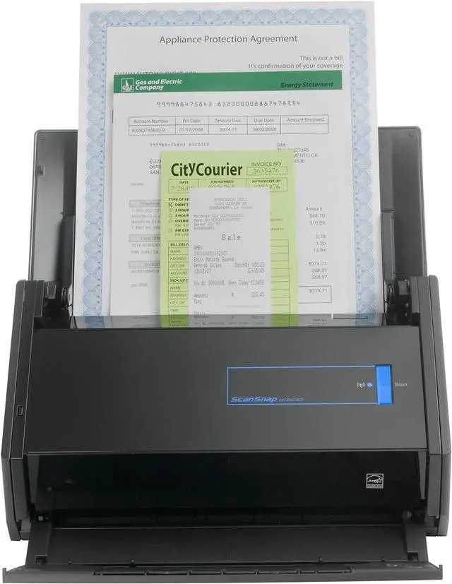 Alt view image 3 of 3 - Fujitsu IX500 Scansnap Document Scanner (PA03656-B305-R)
