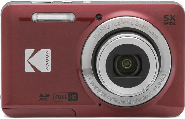 Main image of Kodak PIXPRO FZ55 Friendly Zoom Digital Camera, Red #FZ55-RD