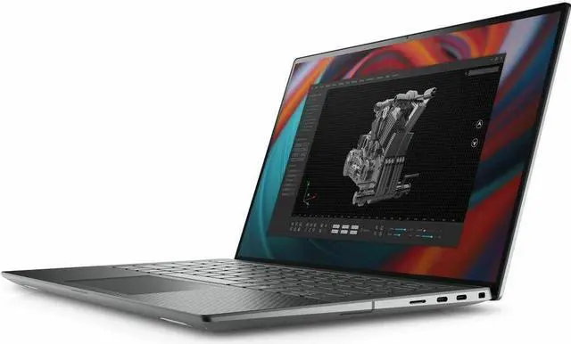 Alt view image 6 of 7 - Dell Precision 5000 5490 14" Mobile Workstation - Full HD Plus - Intel Core Ultra 7 155H - vPro Technology - 16 GB - 512 GB SSD - Aluminum Titan Gray - 7T7WH