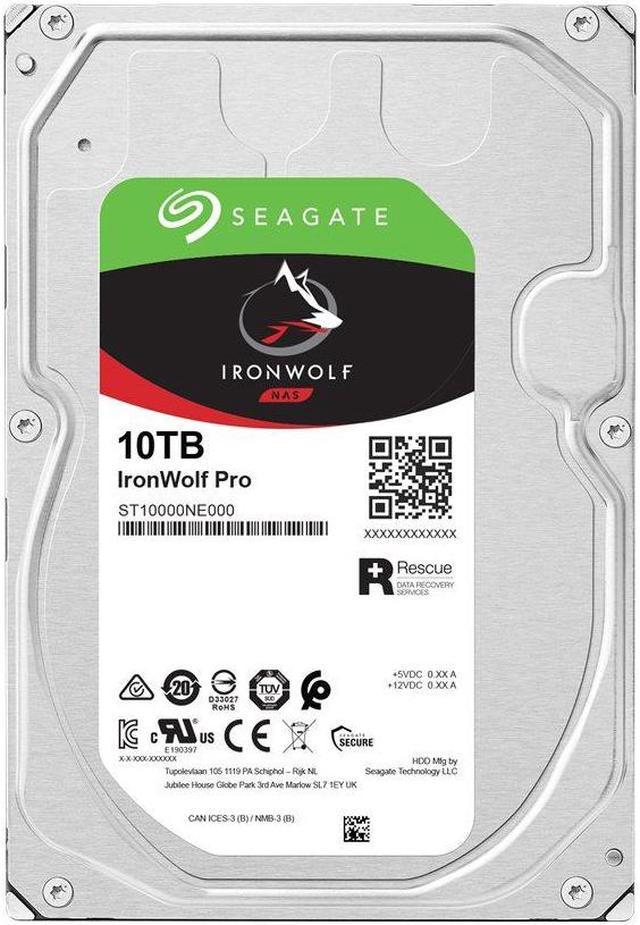 Seagate IronWolf Pro ST10000NE000 10TB 7200 RPM 256MB Cache SATA 6.0Gb/s  3.5