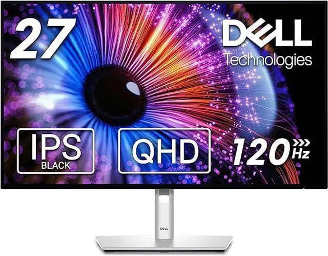 Main image of Dell UltraSharp U2724DE 27" WQHD LED Monitor, Black/Silver - Refurbished