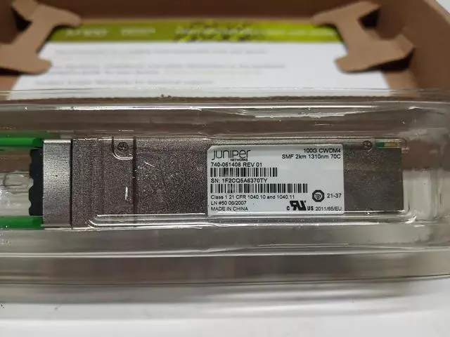 Alt view image 3 of 6 - Juniper JNP-QSFP-100G-CWDM
