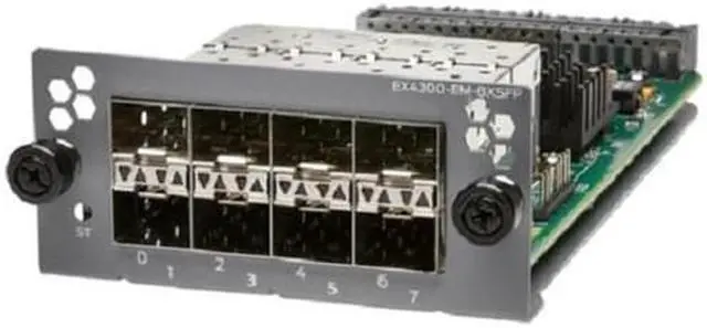 Main image of Juniper EX4300 8-Port 1GbE/10GbE SFP+ Uplink Module - EX-UM-8X8SFP