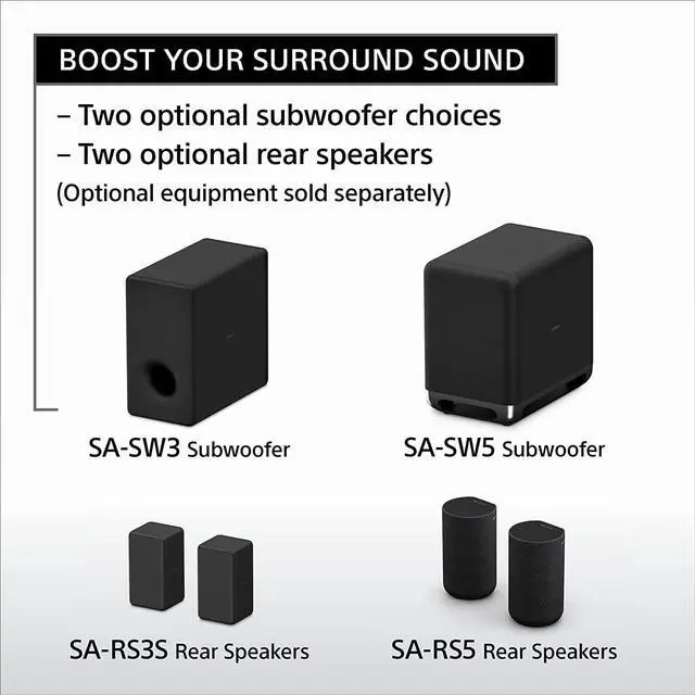 Alt view image 7 of 7 - Sony STR-AN1000 7.2-ch Surround Sound Home Theatre 8K A/V Receiver: Dolby Atmos, DTS:X, Digital Cinema Auto Calibration IX, Bluetooth, WiFi, Google Chromecast