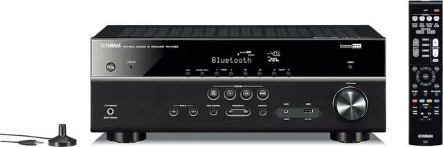 Main image of Yamaha RX-V385 Black 5.1-Channel 4K Ultra HD AV Receiver with Bluetooth