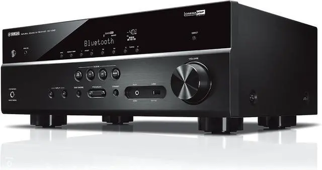 Alt view image 2 of 4 - Yamaha RX-V385 Black 5.1-Channel 4K Ultra HD AV Receiver with Bluetooth