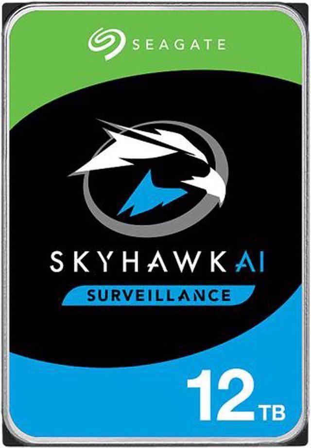 Main image of Seagate SkyHawk AI ST12000VE001 12TB 7200 RPM 256MB Cache SATA 6.0Gb/s 3.5" Internal Hard Drive Bare Drive