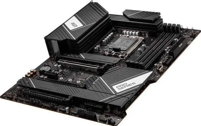 Alt view image 3 of 11 - MSI PRO Z790-A WIFI DDR4 LGA 1700 Intel Z790 SATA 6Gb/s DDR4 ATX Motherboard