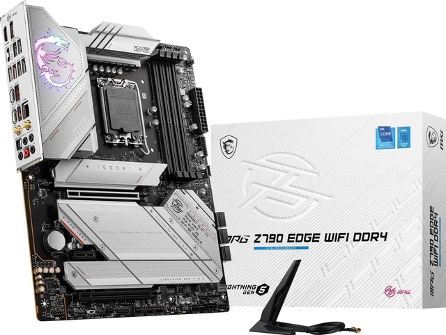 Main image of MSI MPG Z790 EDGE WIFI DDR4 LGA 1700 Intel Z790 SATA 6Gb/s DDR4 ATX Motherboard
