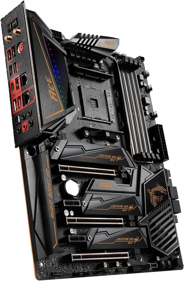 Alt view image 2 of 13 - MSI MEG X570 ACE Gaming Motherboard AM4, Wi-Fi 6, PCIe 4.0, M.2, USB 3.2 Gen 2 | Best AMD ATX Motherboard