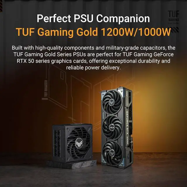 Alt view image 2 of 6 - Asus TUF RTX 5070 Ti OC 16GB GDDR7 GPU  PCIe 5.0, RGB, 2610MHz, HDMI x2, DP x3, Overclocked - 90YV0MD0-M0NA00