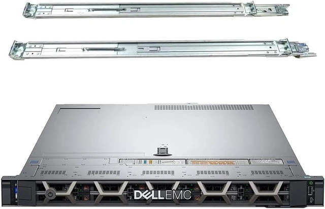 Main image of Dell PowerEdge R640 1U Rack Server, Dual Xeon 6130 2.10 GHz, 512GB DDR4 Memory, 15.36TB Enterprise SSD Storage, RAID, Dual Power, iDRAC, Rail Kit, Server 2022 Standard