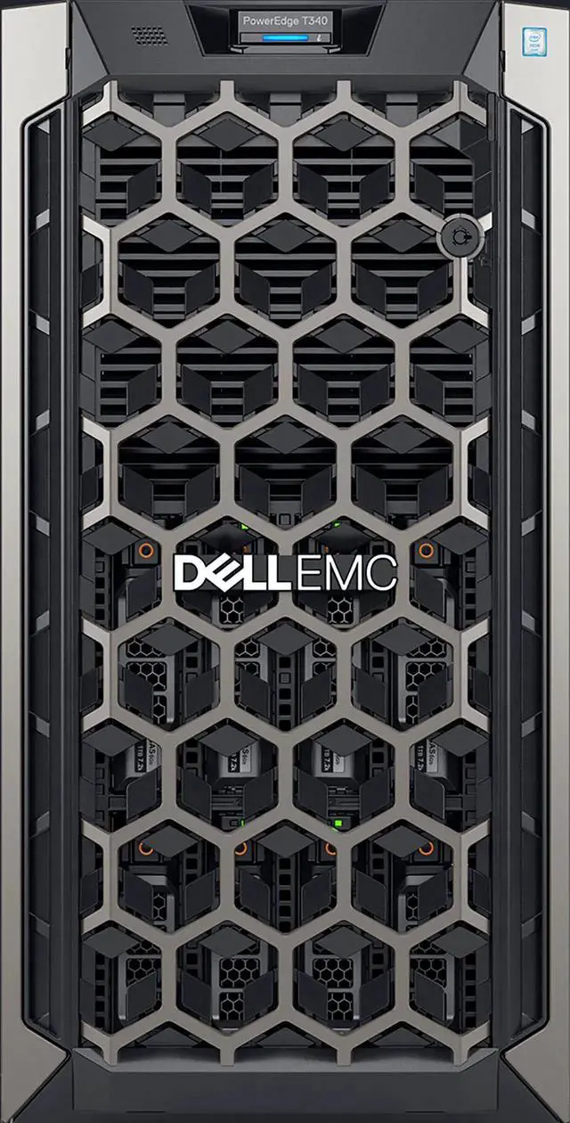 Alt view image 2 of 2 - Dell PowerEdge T340 Tower Server, Windows 2016 Standard OS, Intel Xeon E-2124 Quad-Core 3.3GHz 8MB, 64GB DDR4 RAM, 8TB Storage, RAID, Single PSU