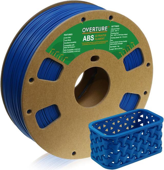 ABS 3D Printing Filament 1.75mm Overture 3D