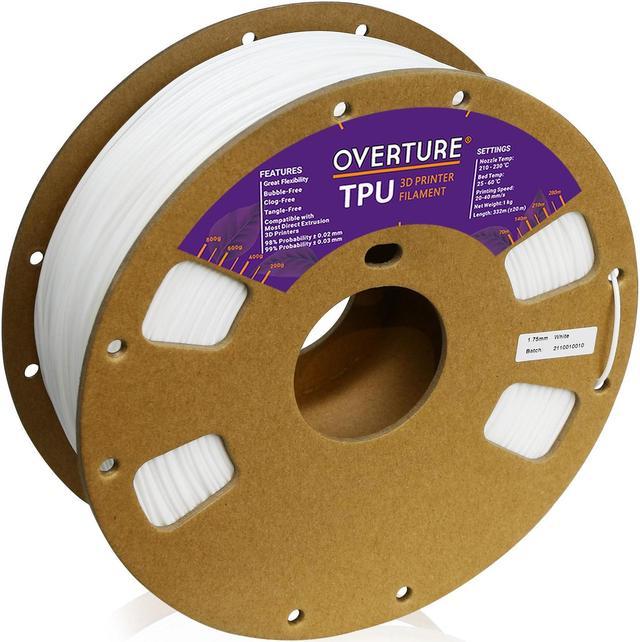 Overture TPU 3D Printer Filament 1.75mm – Overture 3D